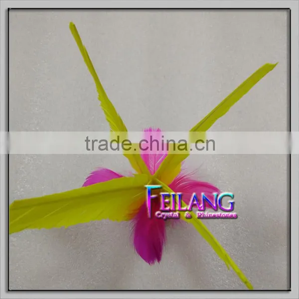 Oriental Feather Kick Shuttlecock Classical Sport Game Jianzi Vintage Yellow photo-2