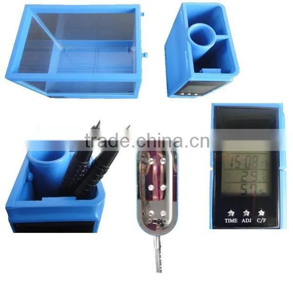 LED Light,alarm Clock , Mini Table Fish Tank,catch Tank photo-3