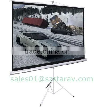 Cheap Tripod Standing Projection Screen Portable Tripod Projector Screen photo-3
