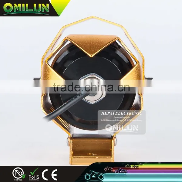Water Proof Design 15W U9 LED Motorcycle Laser Cannon With Devil Eye photo-3