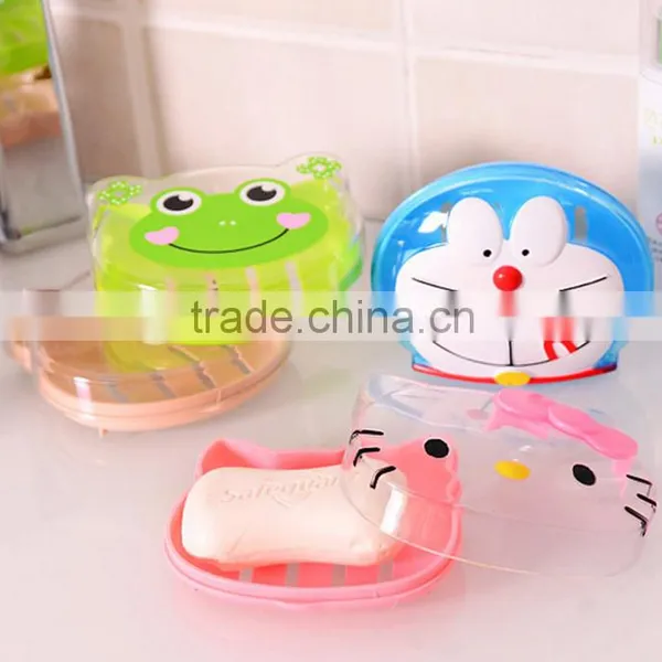 Creative travel soap dish,clear plastic soap dish