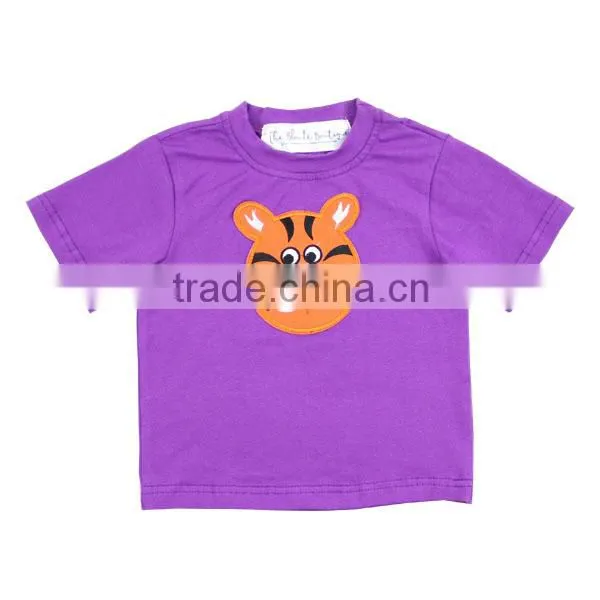 Wholesale 2016 Cheap Price Boutique Giggle Moon Remake Designer Tiger Applique Baby Gir/boy Outfit photo-4
