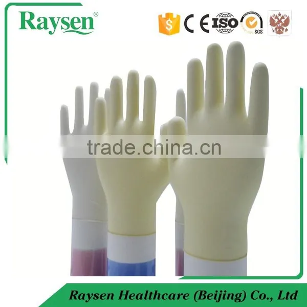 Medical Sterile Powdered Latex Surgical Gloves Price With Top Quality photo-3