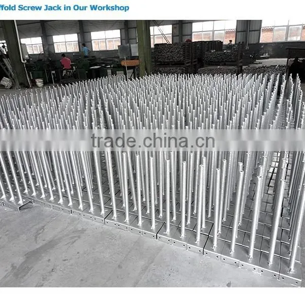 M34x4x600MM/150x120x50x5MM Hollow U Head Jack Electro Galvanized photo-4
