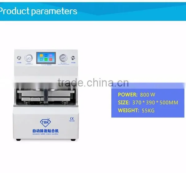 Built-in Vacuum Pump Not Need Air Compressor and Bubble Remover Vacuum Laminator Machine