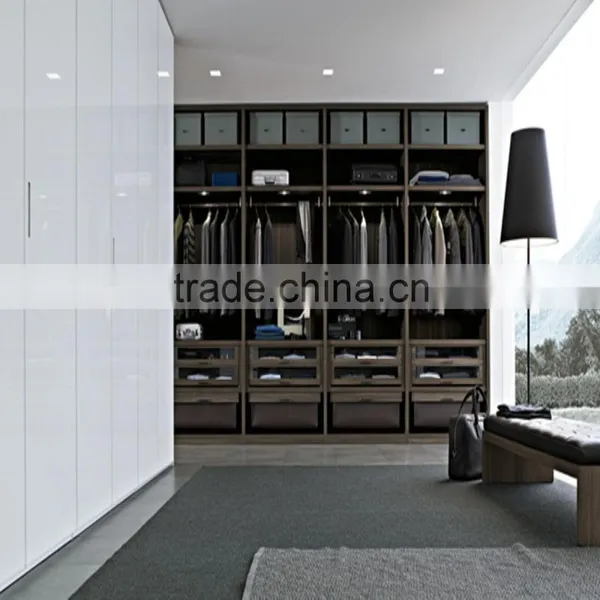 European Solid Wood Wall Closet For Man