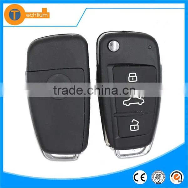 Universal Remote Control Car Key Shell NO Battery Clamp For Audi Key Blank
