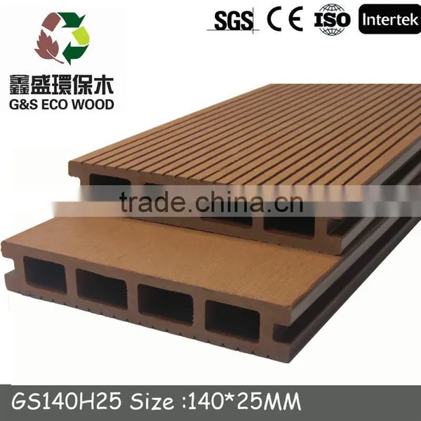 Newteck Wpc Outdoor Decking /hollow Solid WPC Floor/wood Floor for Swimming Pool photo-2