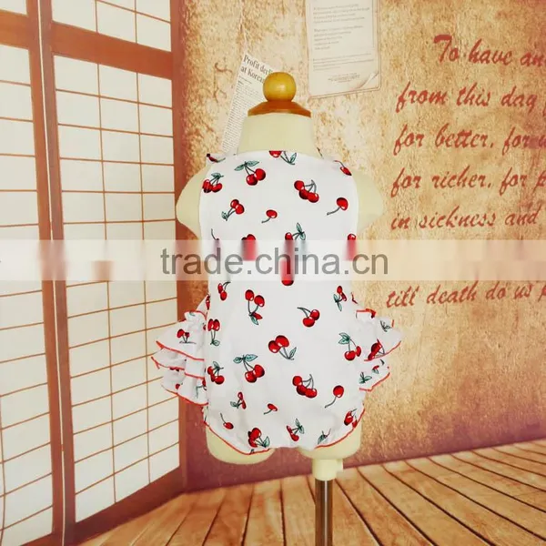 Trade Assurance Christmas Cotton Baby White Romper photo-3