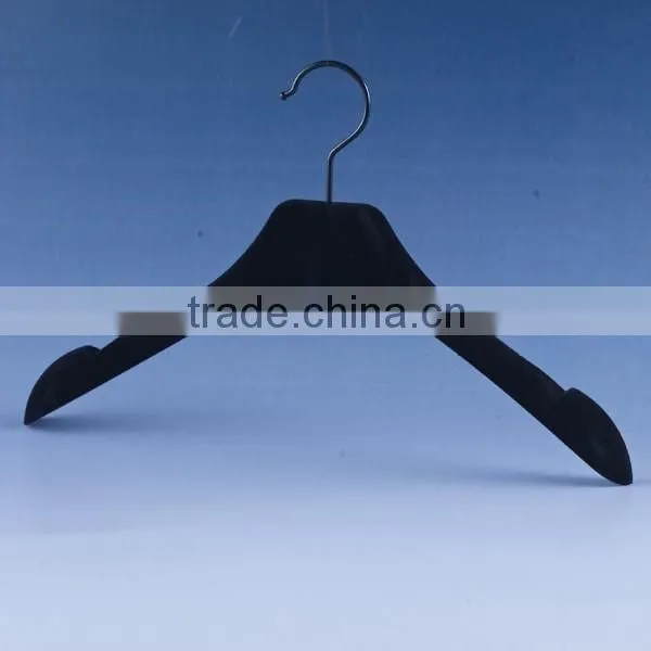 Black Velvet Covering Shirts Hangers