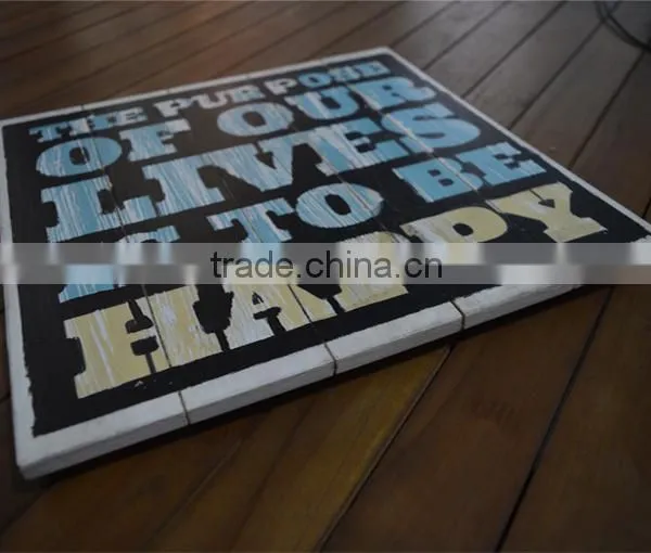 Wooden Vintage Style Sign - Wall Decoration WQ-004 photo-2