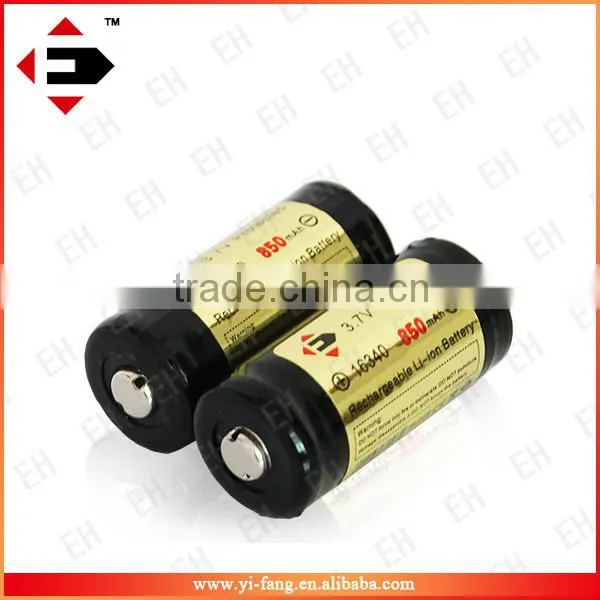 2015 New EFAN Li-ion 16340 850MAH 3.7V High Quanlity E-cig Mods Cig Batteries photo-3
