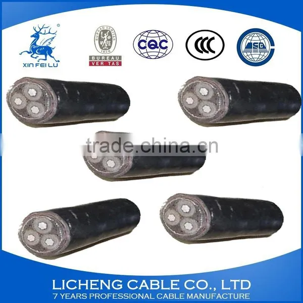 3*240mm2- Steel-tape Armoured Electric Power Cable AL Conductor XLPE Insulated PVC Sheathed -YJLV22 photo-2