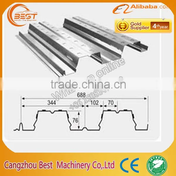Floor Tile Production Line Metal Steel Deck Roll Forming Machine photo-5