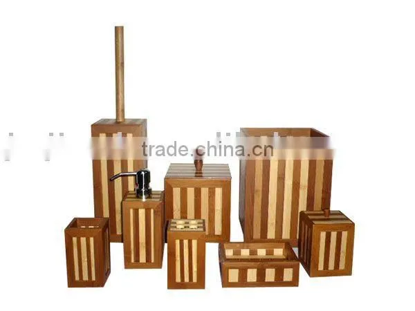 Bamboo Bathroom Accessories
