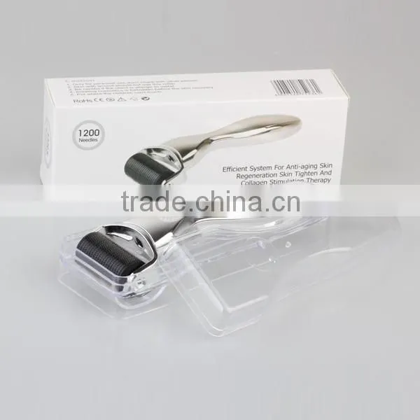 Professional Home Use 1200 Needles Micro Needle Roller 2.0mm Gold/silver Handle Derma Roller photo-3