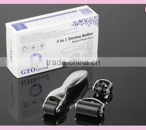 Popular 3 in 1 Derma Roller With 180 / 600/ 1200 Needles (CE Approval) photo-4