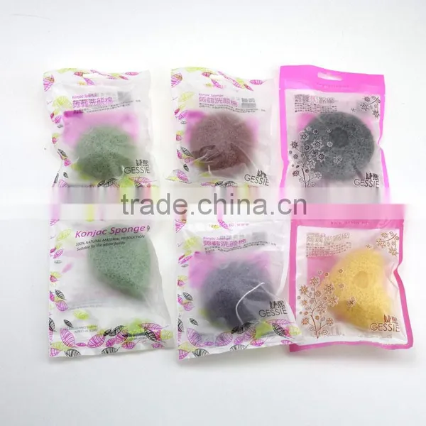 Pure Konjak Material for Face Cleaning Beauty Facial Clean Sponge photo-6