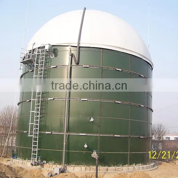 Organic Waste Disposer Biogas Digester Tank Made by Enamel Sheet photo-3