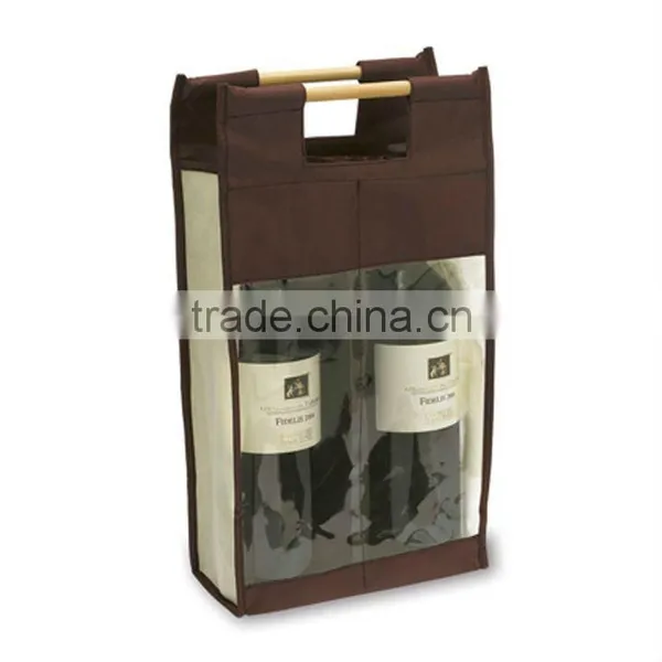 Fashion Pvc Wine Bottle Bags for Gift
