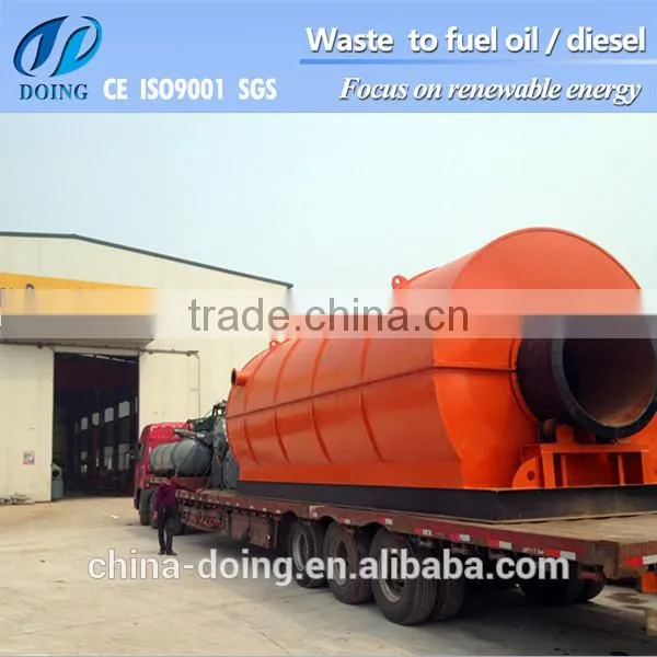 Fully Continuous Waste Tire/plastic Pyrolysis/recycling Plant for Fuel Oil photo-4