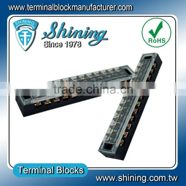 TB-1512 Plactic With Brass 600V 15A 12 Pole Krone Cable Connector photo-6