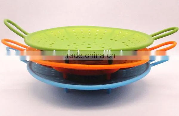 Hot Dog Vegetable Mini Steamer for Cooking Fruit Tray Cup Strainer 3 in 1 photo-5