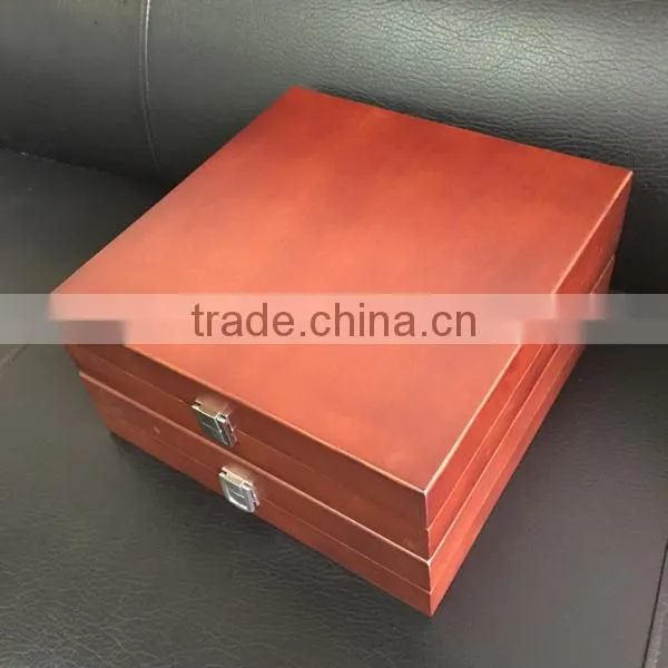Natural Wood Carvings Leather Belt Packaging Box, Solid Wood Packaging Storage of Box photo-4