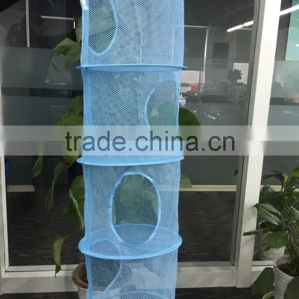 Mesh Foldable 4 Floor Laundry Basket photo-6
