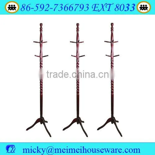 High Quality Antique Wooden Clothes Tree Hanger Coat Rack/stand photo-2