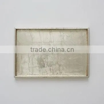 Silver Lacquer Serving Tray photo-3