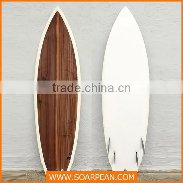 Customized Decorative Wooden Surfboard Made in China