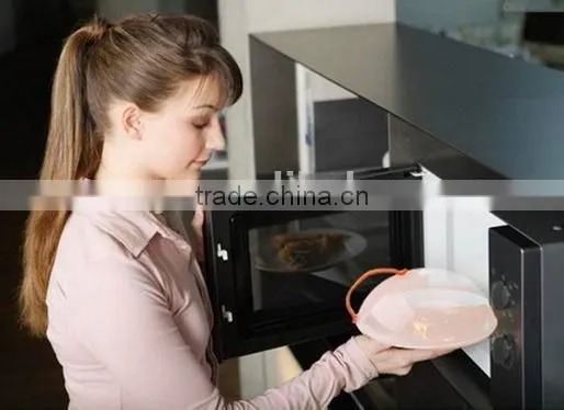Plastic Microwave Anti-oil Cover/food Cover photo-2