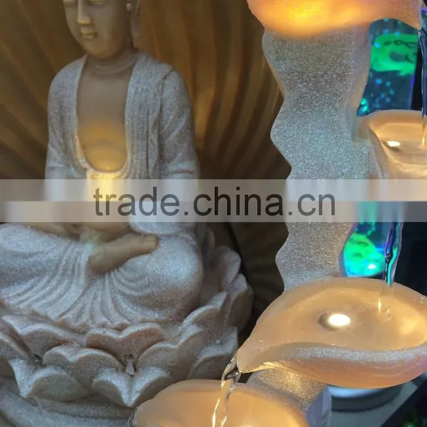 Popular Indoor Led Resin Buddha Statue photo-3