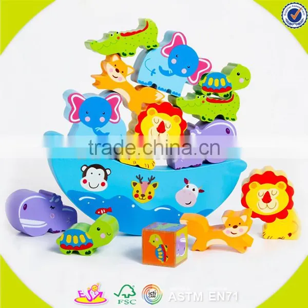 Wholesale Hot Wooden Balance Blocks Toy for Baby Brain Training Wooden Balance Blocks Toy W11F007 photo-4