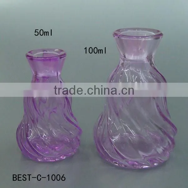 50ml 100ml Empty Reed Diffuser Glass Bottle Fragrance Pink Decorative Glass Bottle Reed Diffuser Stopper Wholesale Free Sample photo-5