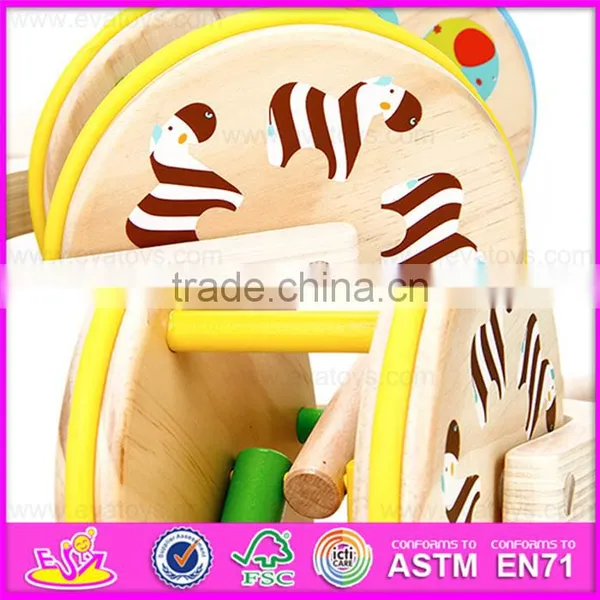 2016 Lovely Baby Wooden Pull Line Toy W05A022 photo-3