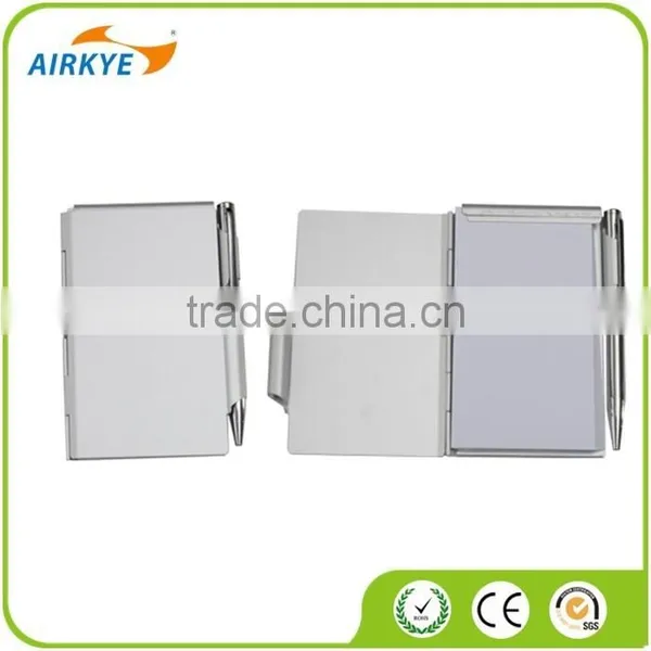 Hot Sale Aluminum Mini Notebook With Pen Inside photo-3