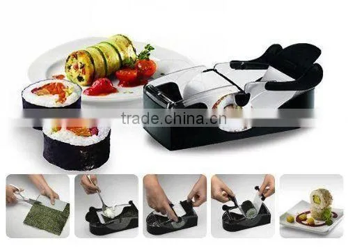 NEW Sushi Maker Cutter Perfect Roll DIY Easy Kitchen Magic Roller Gadget Machine photo-2