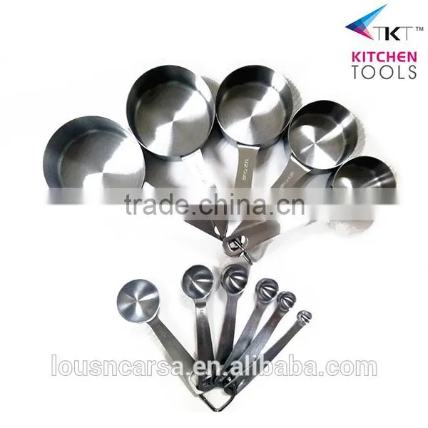 LFGB&FDA Standrad Stainless Steel Measuring Cups And Spoons Set Eco-Friendly Measuring Measuring Tool photo-2