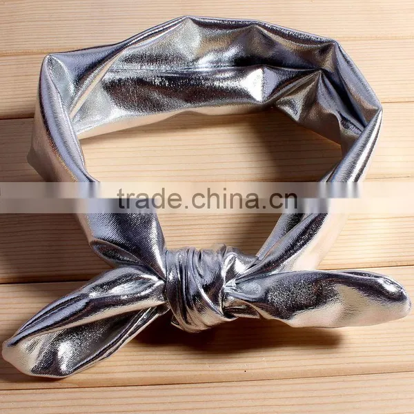 Elastic Fabric Bow Flower Headband for Kids Hair Accessories photo-2