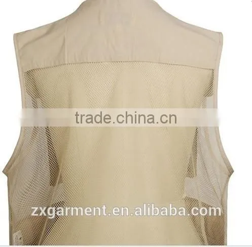 2017 OEM Unisex Workwear Vest Waistcoat Uniform photo-2