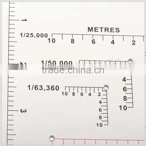 Kearing Brand Manufacture 9" Inches Half Moon Military Protractor /military Round Protractor for Pinpoint Mapwork #KMP-3 photo-4