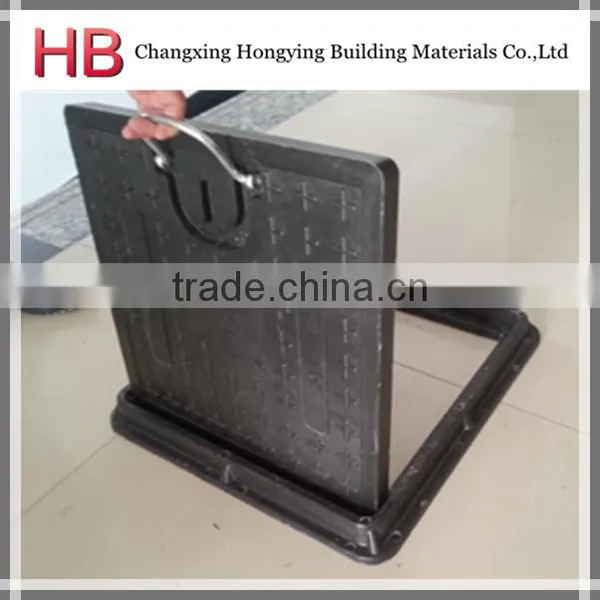 Fiberglass Manhole Cover With Handles photo-4