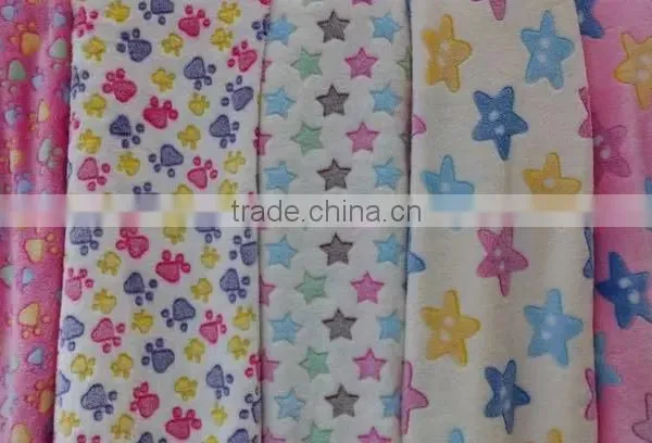 Printed Jacquard Coral Fleece Fabric photo-2