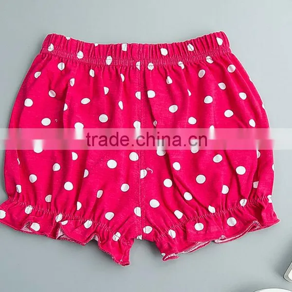 Polka Dots Elastic Bloomer Summer Children Clothes Summer Apparel Garments photo-3
