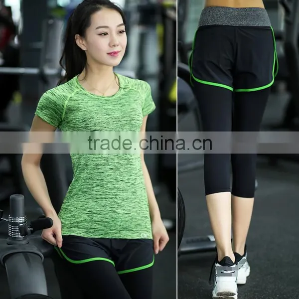 Zm10724a Women Gym Outfit Running Workout Clothes Fashion Yaga Clothes Wear