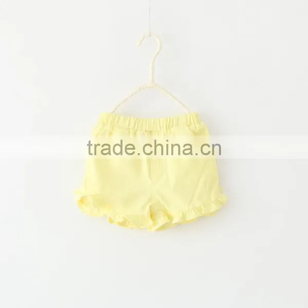 Hot Shorts Girls Ruffle Leggings Baby Girls Summer Pants, Solid Color Children Flounced Shorts photo-2