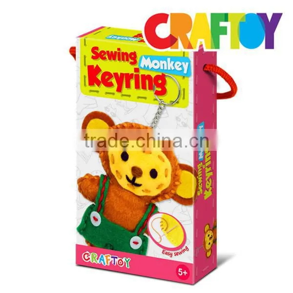OEM Arts & Craft Kit Sewing Monkey Keychain photo-2