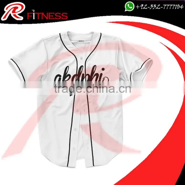 Customized Size and Custom Tackle Twill Baseball Jersey photo-2